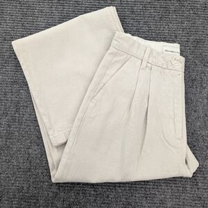 Abercrombie & Fitch Ultra High Rise Wide Leg Trouser Jeans – Khaki – Size 26 2R